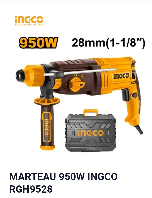 MARTEAU 950W INGCO RGH9528