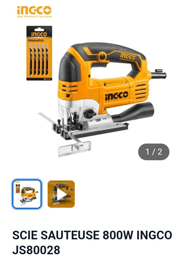 SCIE SAUTEUSE 800W INGCO JS80028