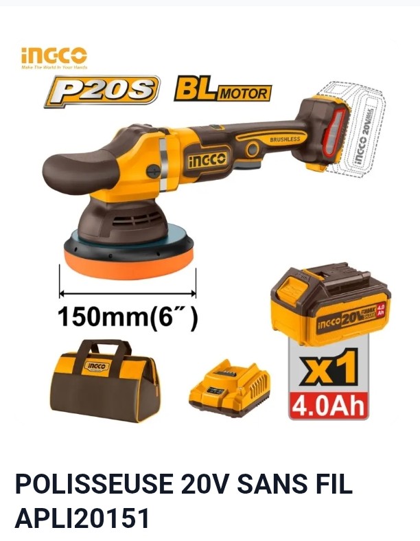 POLISSEUSE 20V SANS FIL APLI20151